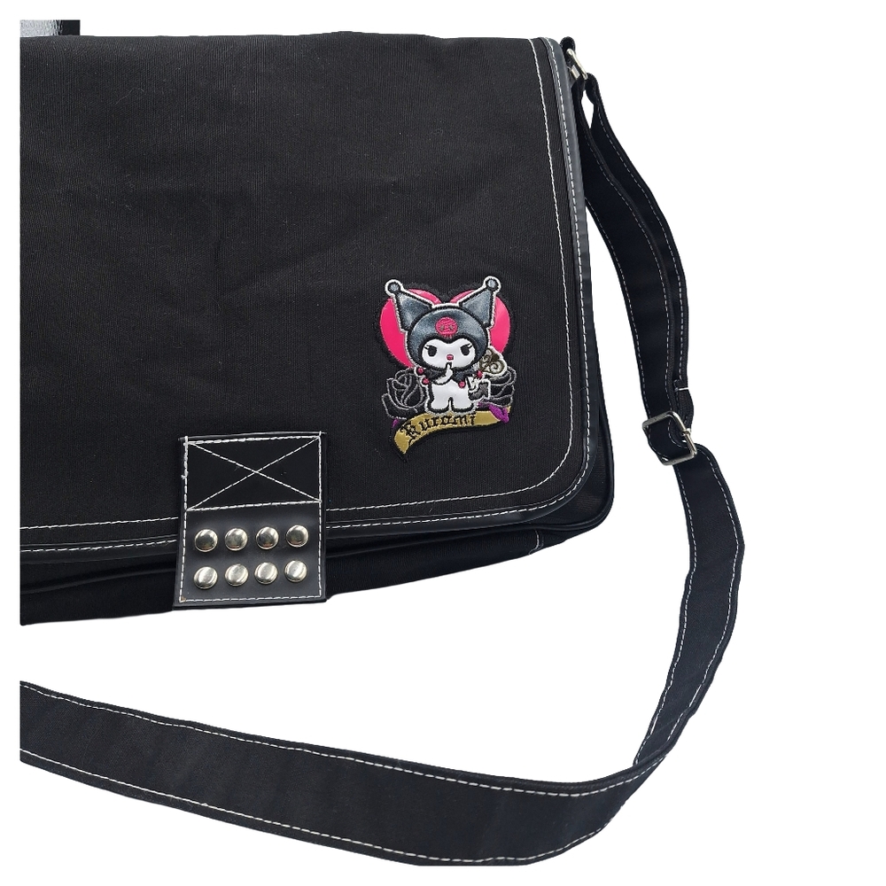 Sanrio Kuromi Crossbody Book Laptop Messenger Bag - Picture 3 of 13